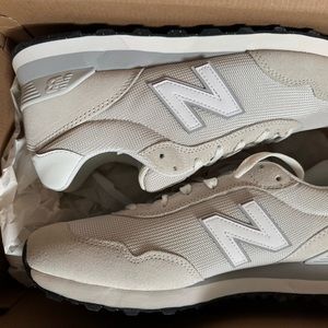 New Balance Athletic Shoes - Cream and White